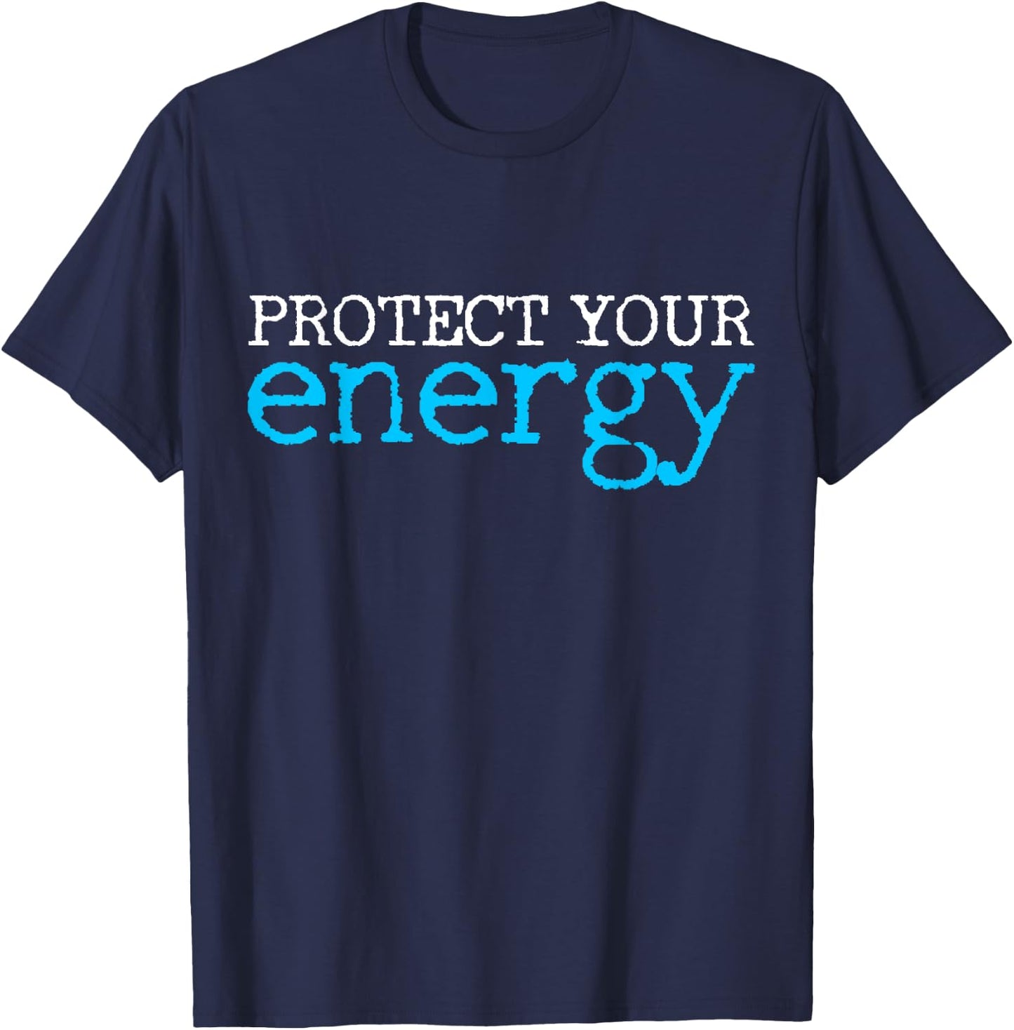 Energy Yoga Spiritual Meditation T-Shirt - T-Shirt | Navy