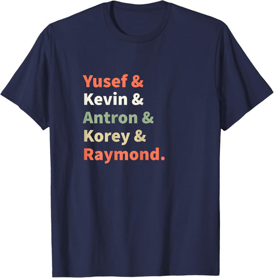 Central Park 5 Five | Exonerated 5 Five Shirt T-Shirt - T-Shirt | Navy