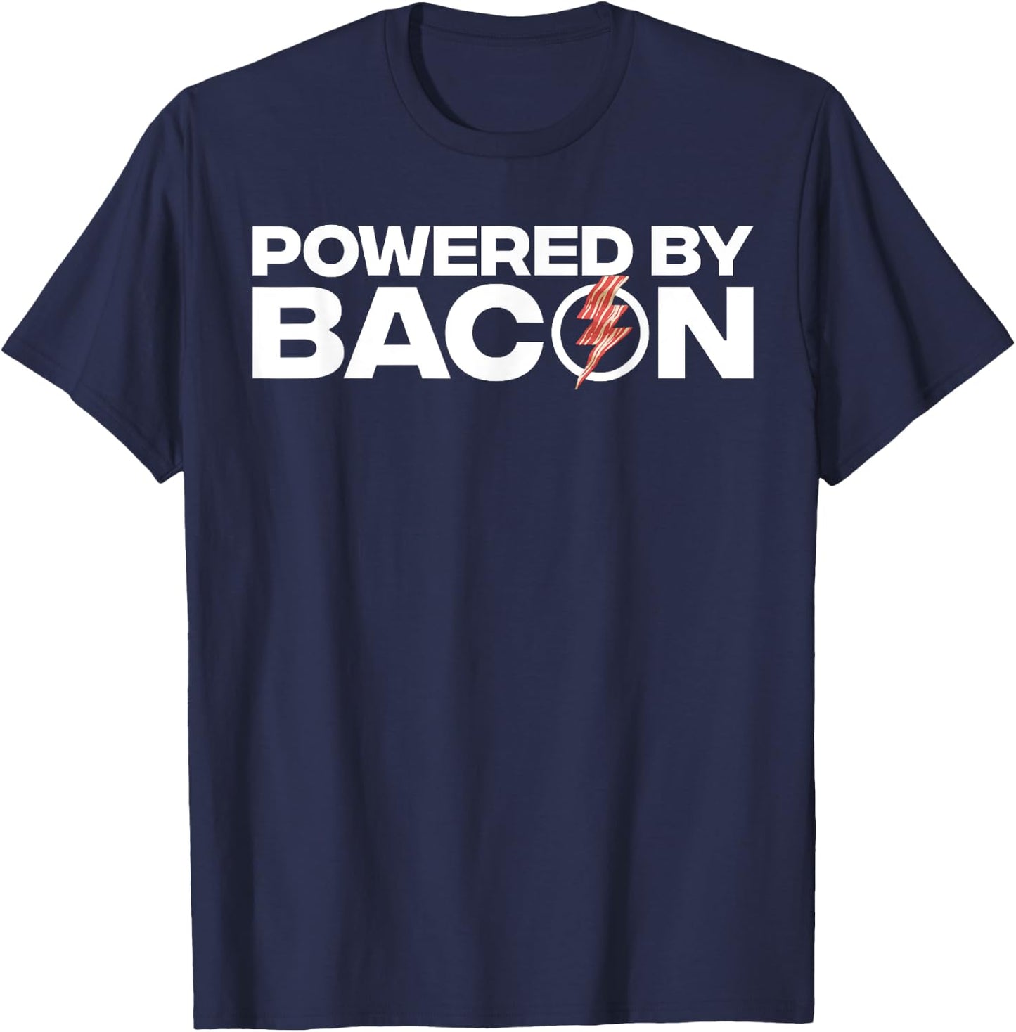 Cool Bacon Design Women Kids Bacon Strip Pork Lovers T-Shirt - T-Shirt | Navy