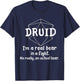 Druid Funny Character Joke Roleplaying Games RPG Gamer T-Shirt - T-Shirt | Navy