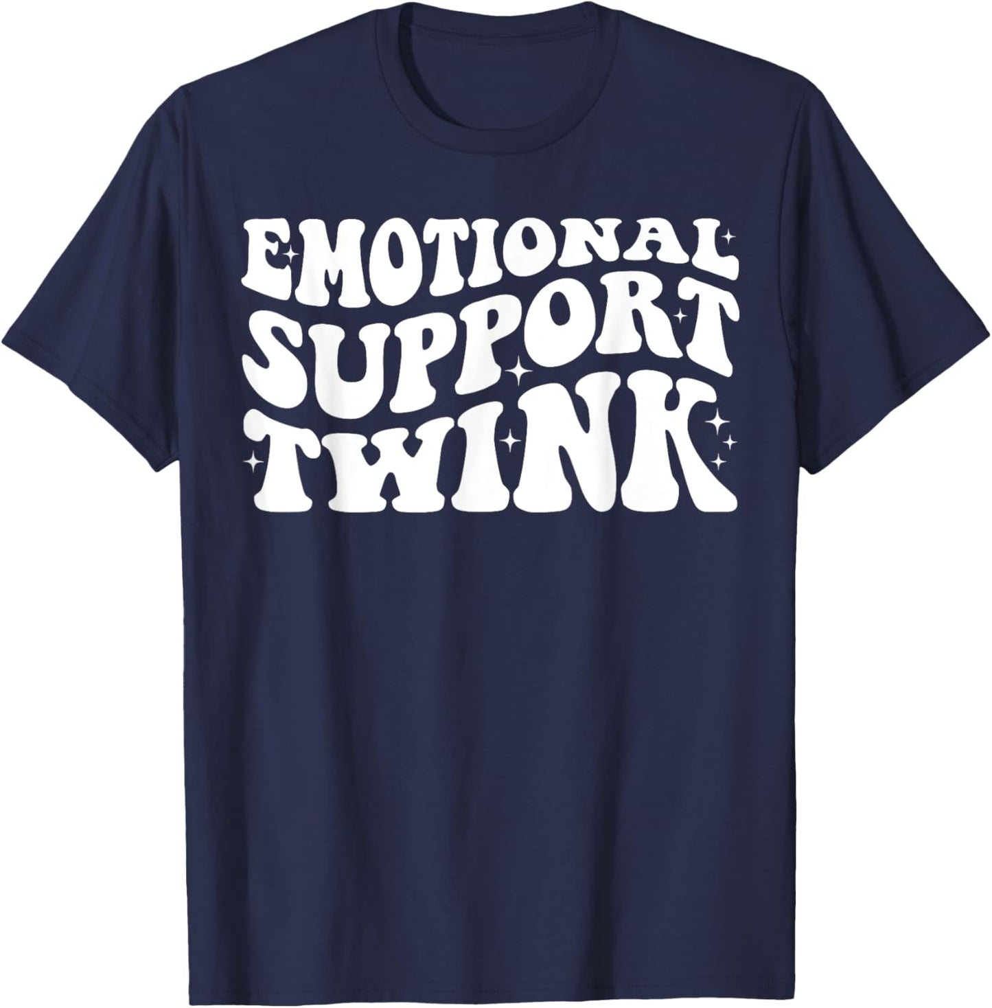 Emotional Support Twink T-Shirt - T-Shirt | Navy