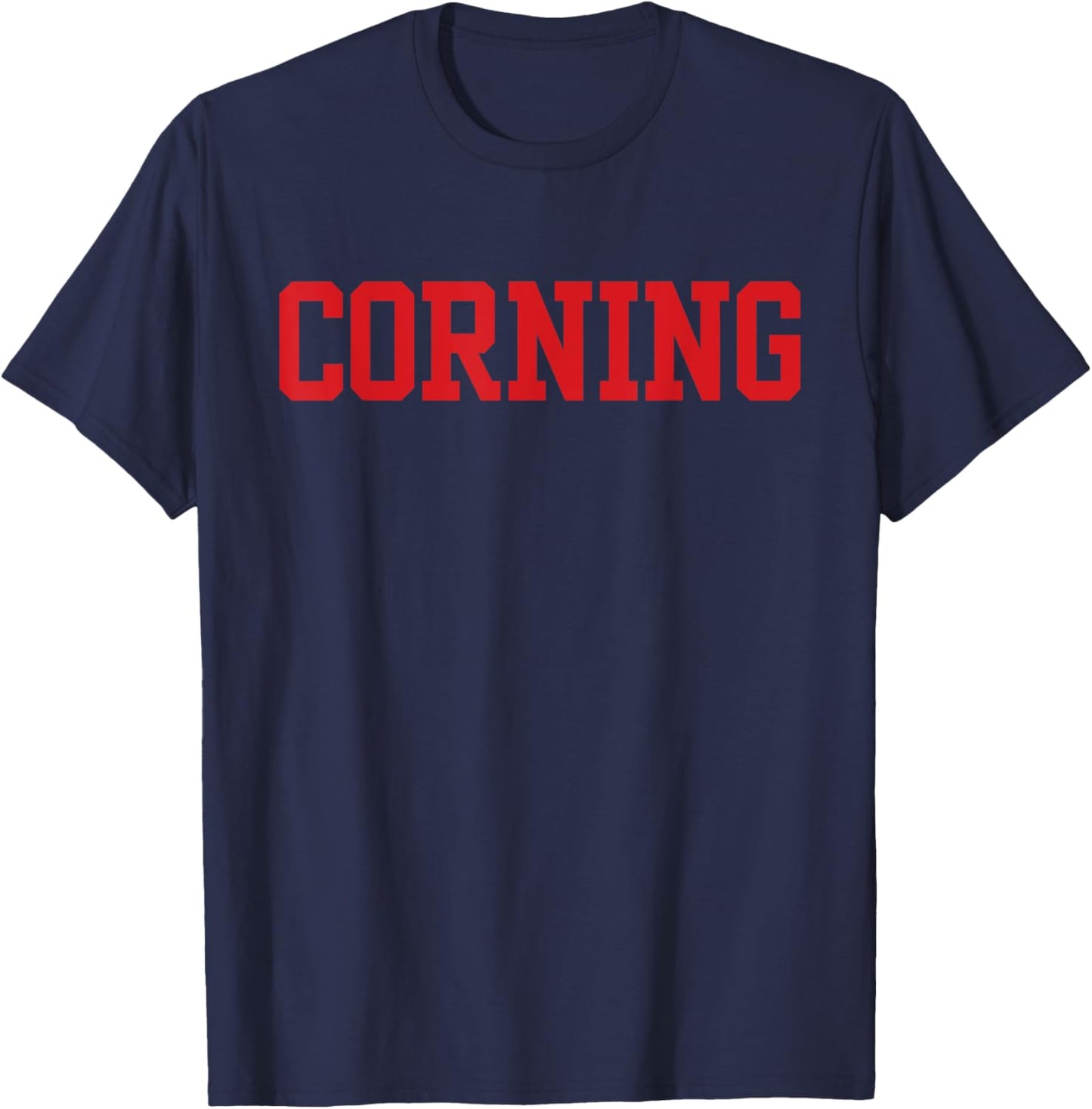 Corning Community College Apparel Sports Fan T-Shirt - T-Shirt | Navy