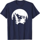 Funny Bigfoot Sasquatch Dirt Bike T-Shirt - T-Shirt | Navy
