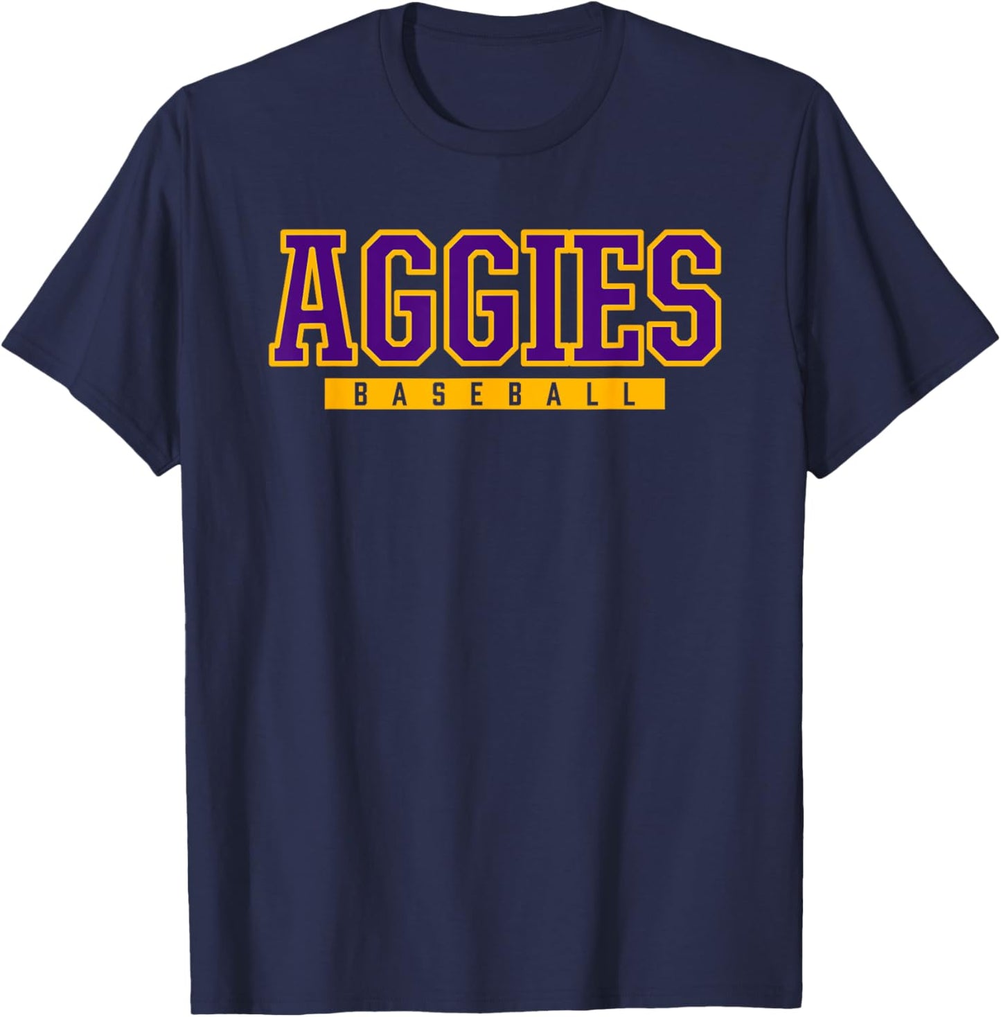 Fairview Aggies Baseball T-Shirt - T-Shirt | Navy