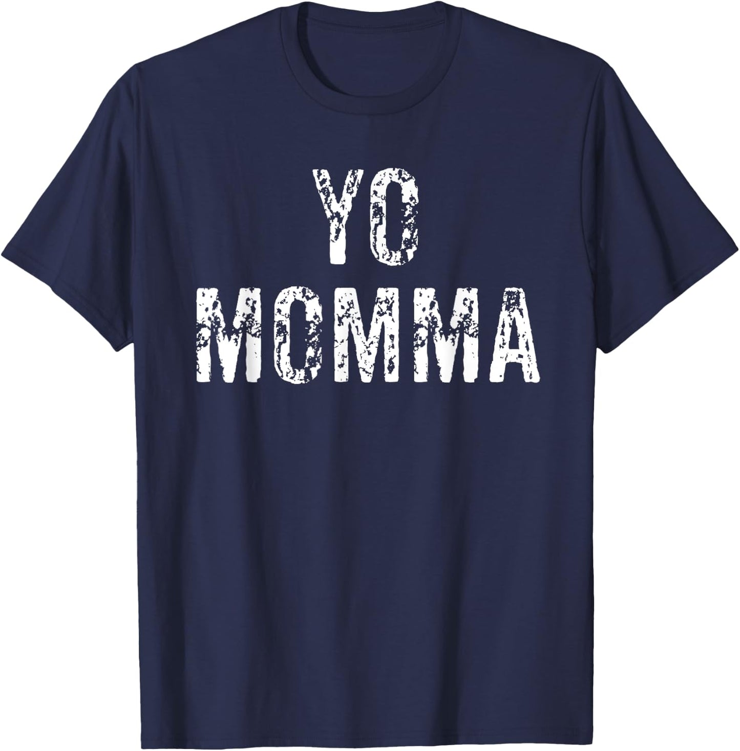 Yo Momma Funny Basketball Saying T-Shirt - T-Shirt | Navy