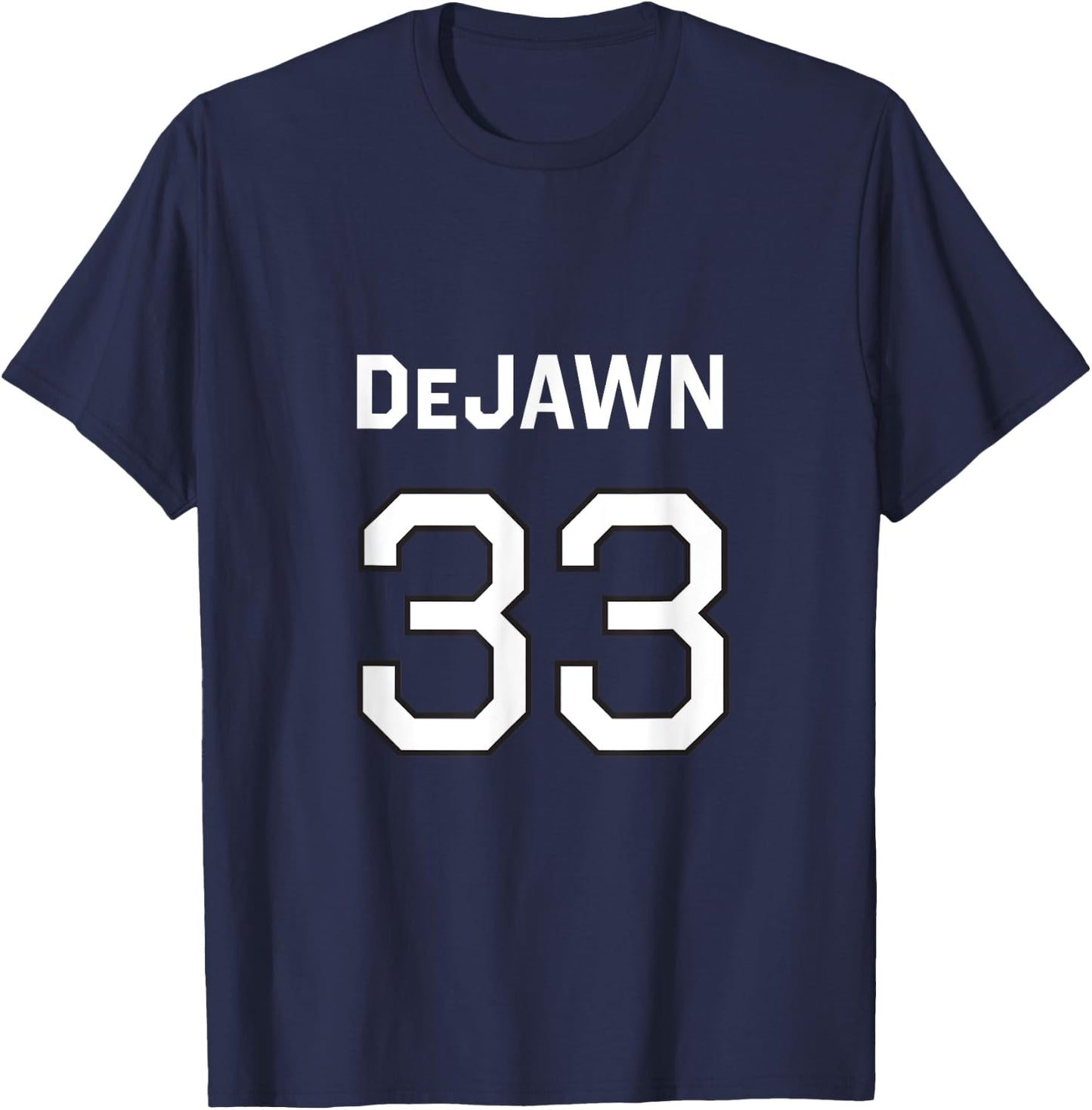 DeJAWN - Funny DeJAWN Design T-Shirt - T-Shirt | Navy