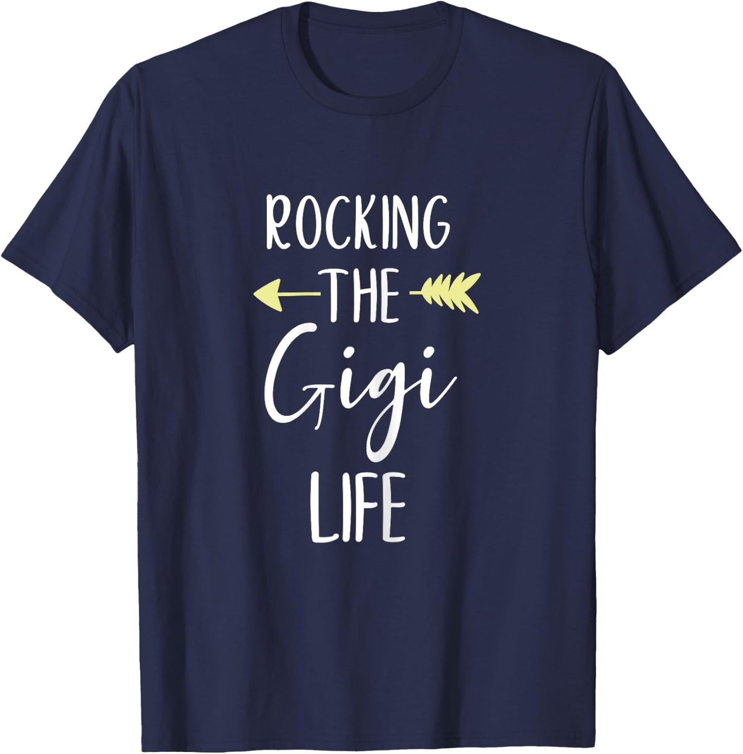Rocking The Gigi Life Cute Rockin' Cool T-Shirt - T-Shirt | Navy