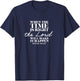 Isaiah 60:22, Bible Verse, Christian Clothing, Christian T-Shirt - T-Shirt | Navy