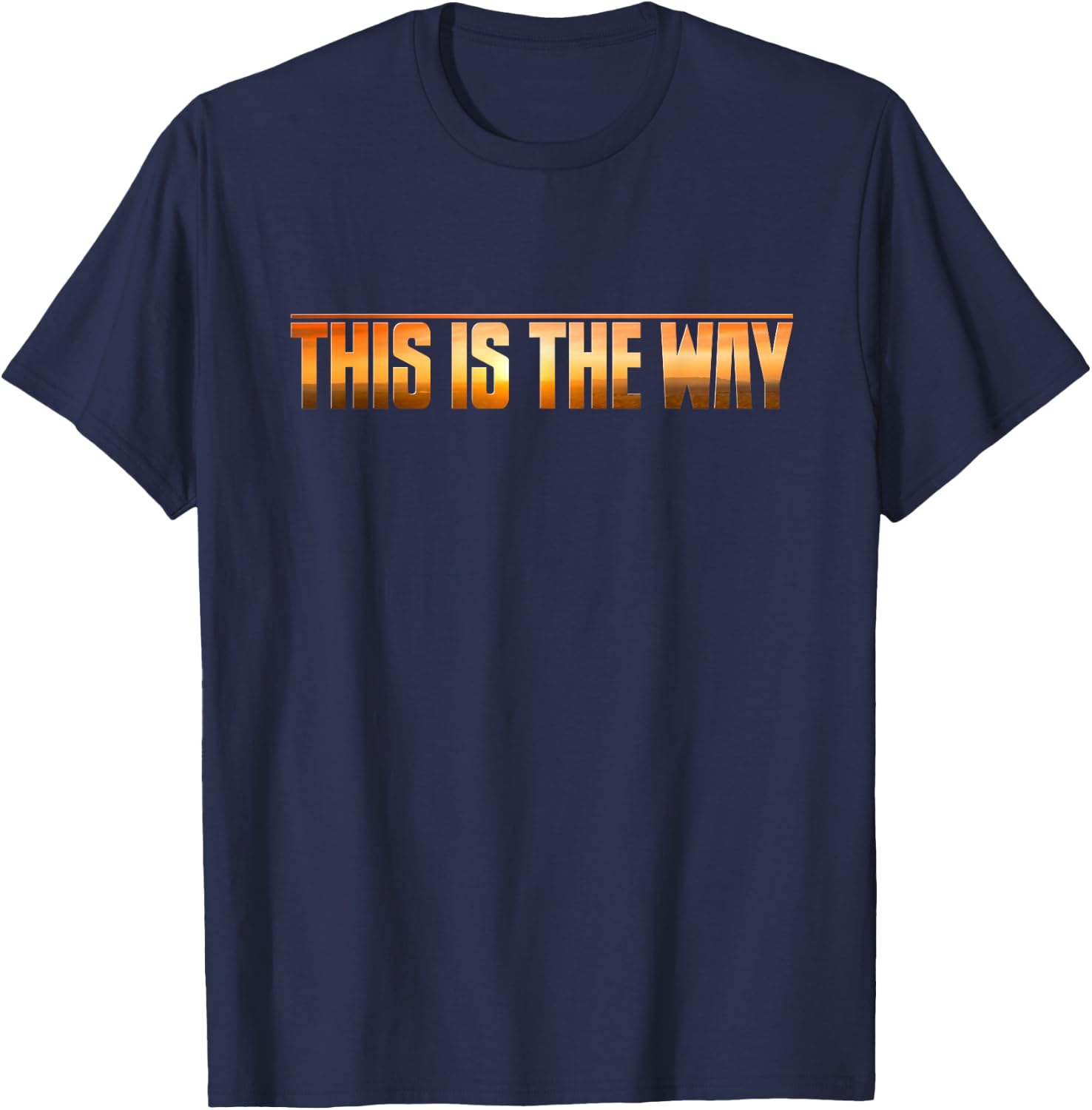 This is the Way Space Western Sci Fi T-Shirt - T-Shirt | Navy