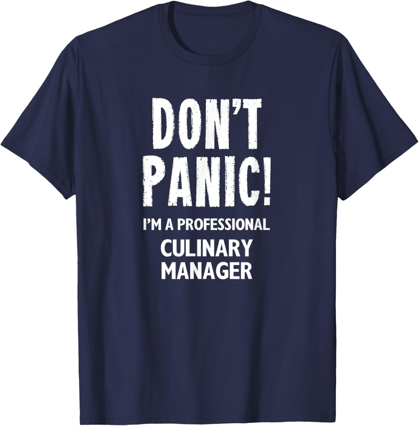 Culinary Manager T-Shirt - T-Shirt | Navy