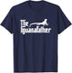 Iguana Father Lizard | Iguana Dad Funny T-Shirt - T-Shirt | Navy