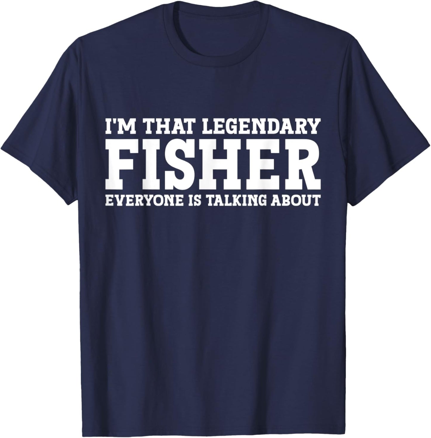 Fisher Personal Name Funny Fisher T-Shirt - T-Shirt | Navy