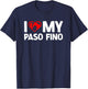 I Love My Paso Fino Horse Horseback Riding T-Shirt - T-Shirt | Navy