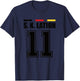 Lustige Namen Deutschland Trikot für Mallorca und die Party T-Shirt - T-Shirt | Navy
