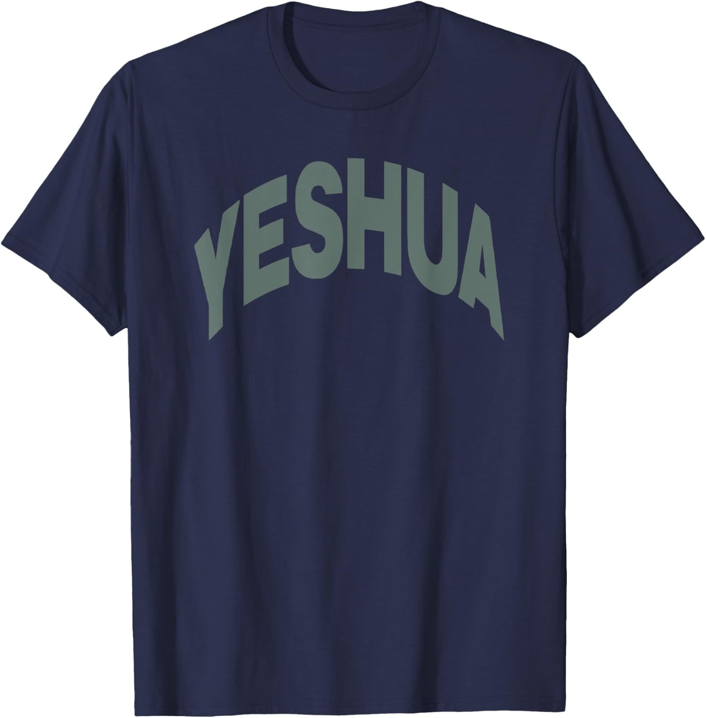 Yeshua hebrew name of Jesus christian messianic T-Shirt - T-Shirt | Navy