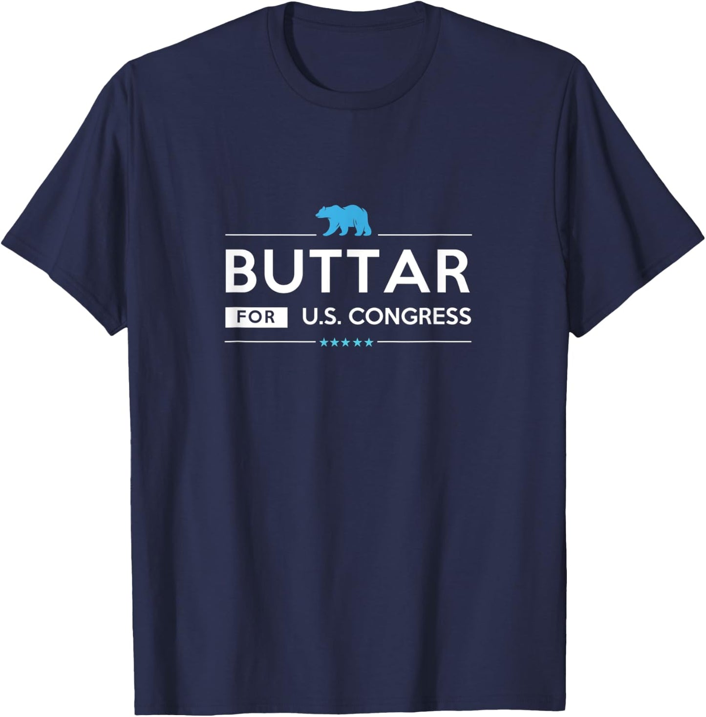 Shahid Buttar 2020 for Congress from California CA-12 T-Shirt - T-Shirt | Navy
