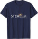 STEMinist Women in STEM Girls Science Tech Engineering Math T-Shirt - T-Shirt | Navy