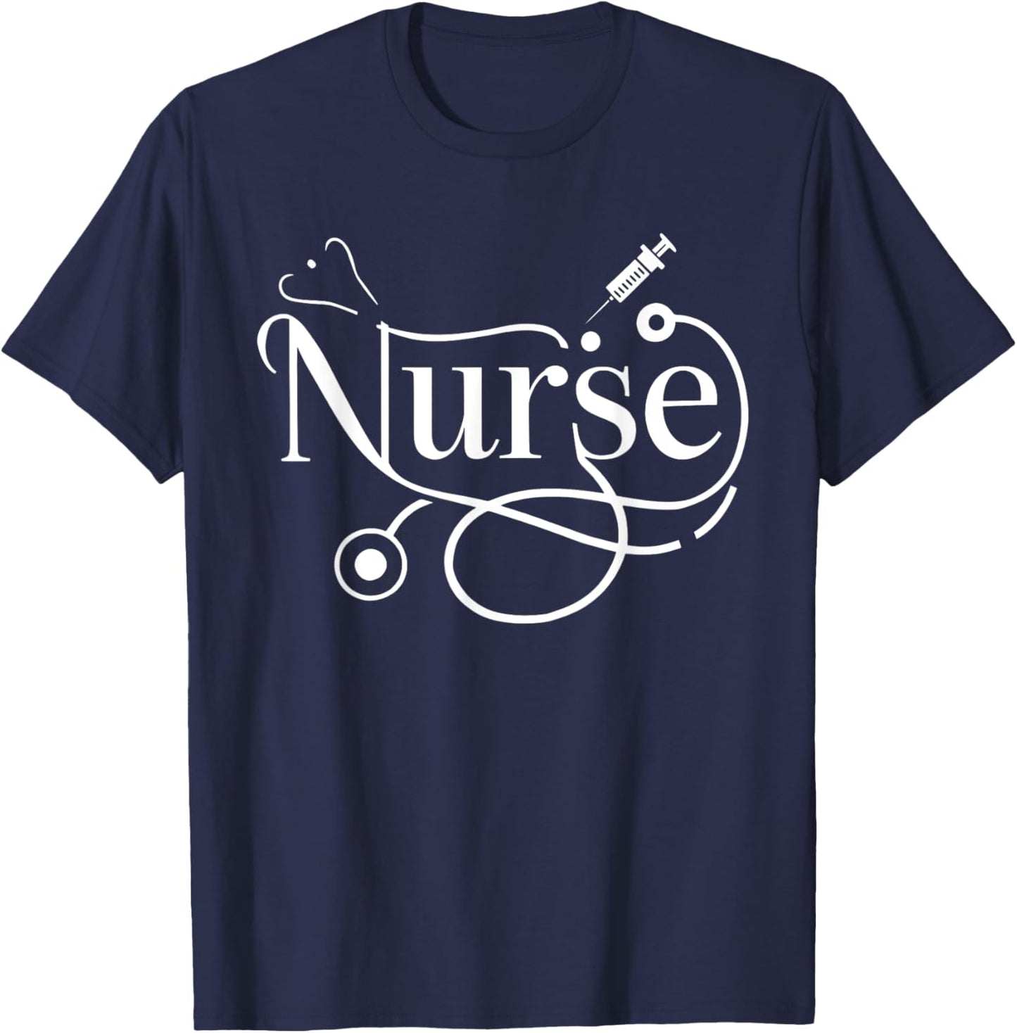 Nurse's Day Nurse Life Happy National Nurses Week T-Shirt - T-Shirt | Navy