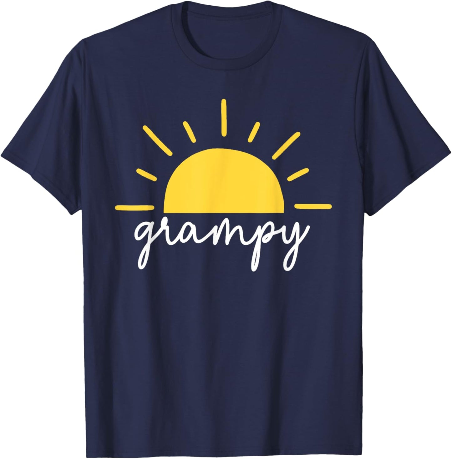 Grampy of the 1st Birthday First Trip Around the Sun Party T-Shirt - T-Shirt | Navy