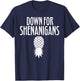 Swingers Down For Shenanigans Pineapple Swinger Party T-Shirt - T-Shirt | Navy