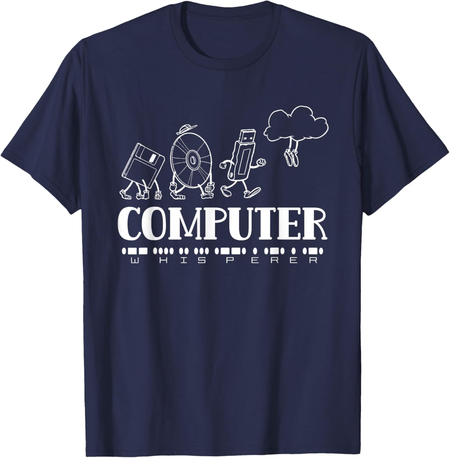 Computer Whisperer Coding Coder Programming Programmer T-Shirt - T-Shirt | Navy