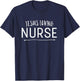 Jesus Loving Nurse Cute Christian Deluxe T-Shirt - T-Shirt | Navy