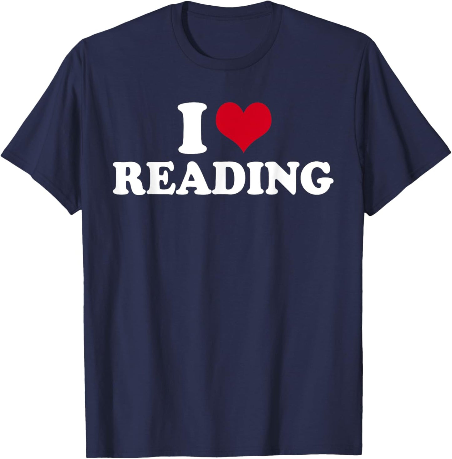 I Love Reading T-Shirt - T-Shirt | Navy