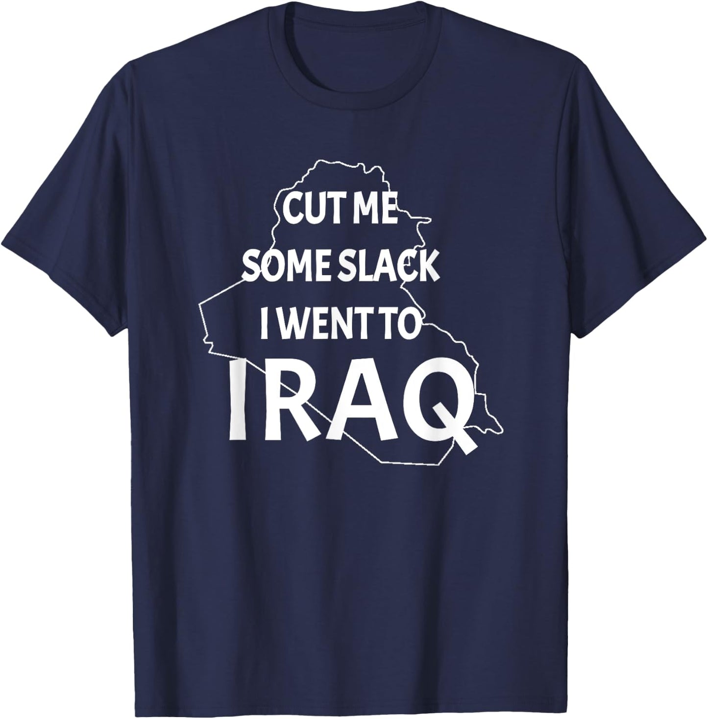Iraq War Veteran Patriotic OIF Funny Vet Women Men T-Shirt - T-Shirt | Navy