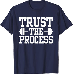 Motivational Quote Saying Gym Fan Workout Fitness Lover T-Shirt - T-Shirt | Navy