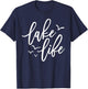 Lake Life Vibes Vacation Mode Kids Lake T-Shirt - T-Shirt | Navy