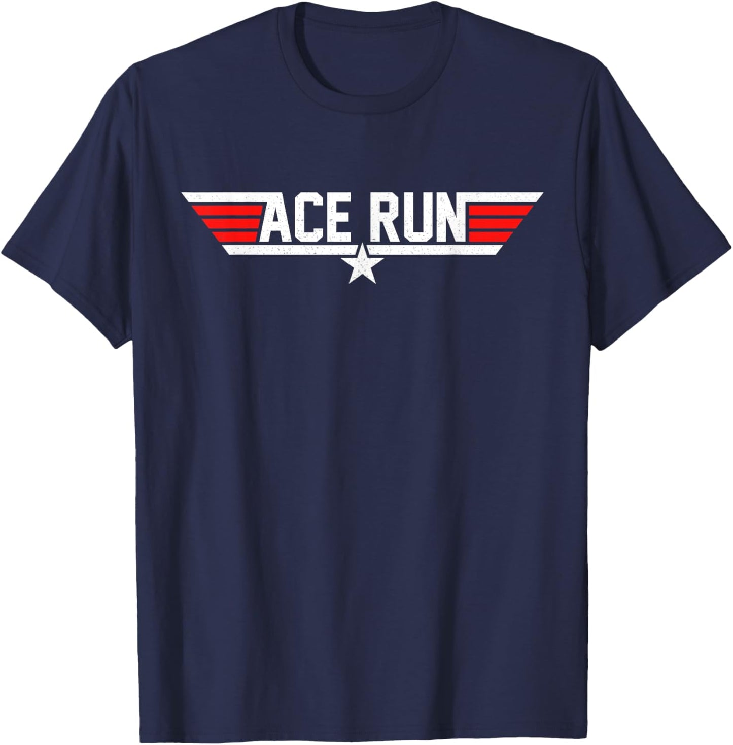 Disc Golf Ace Run, Disc Golf Gift, Ace Run T-Shirt - T-Shirt | Navy