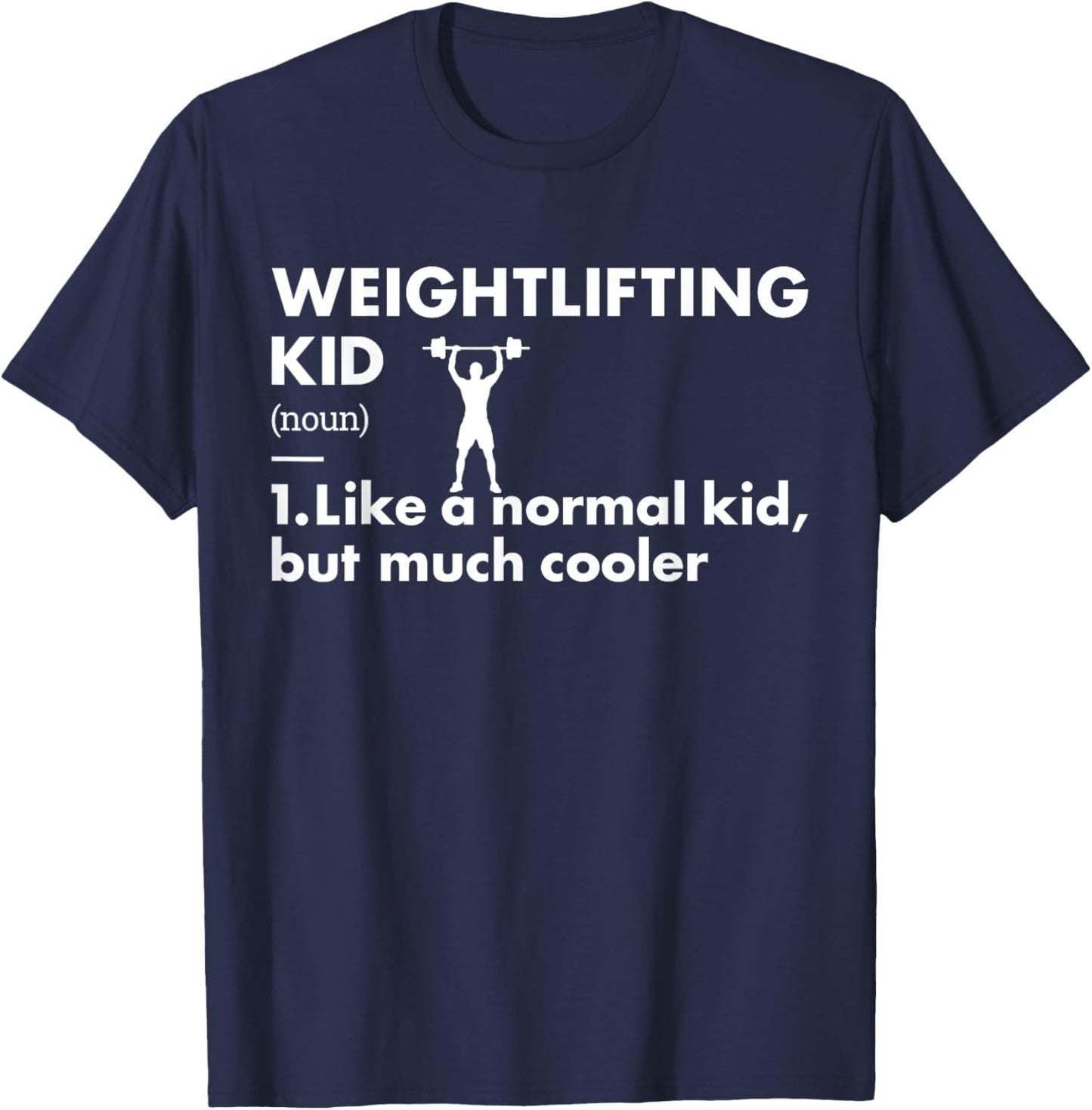 Sport Kid Definition Weightlifting T-Shirt - T-Shirt | Navy