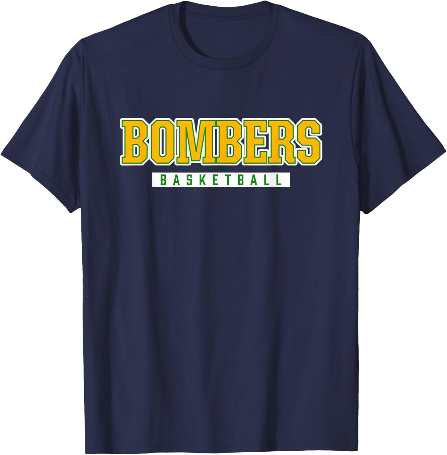 Bombers Basketball Richland High School T-Shirt - T-Shirt | Navy