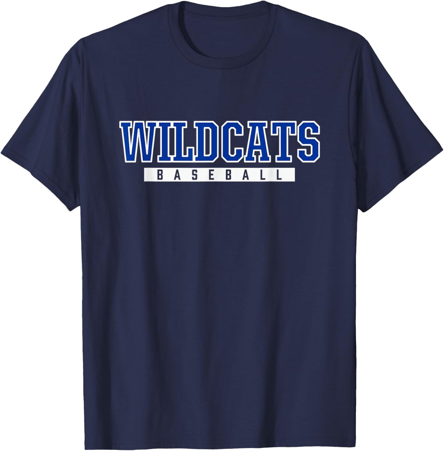 Williamsburg Wildcats Baseball T-Shirt - T-Shirt | Navy