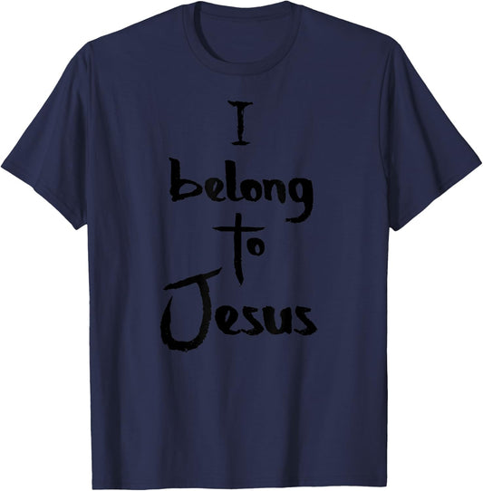 I Belong To Jesus T-Shirt - T-Shirt | Navy