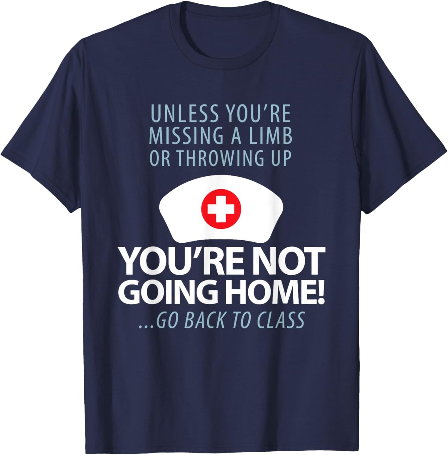 School Nurse Saying Appreciation Medical Nursing Nurse Day T-Shirt - T-Shirt | Navy