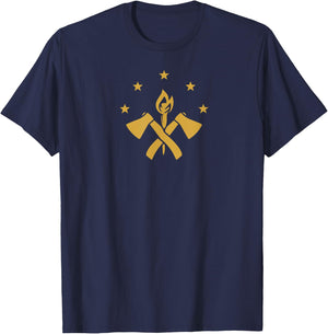 FBA Maroon Flag Foundational Black American T-Shirt - T-Shirt | Navy