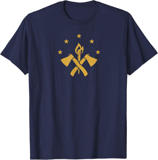 FBA Maroon Flag Foundational Black American T-Shirt - T-Shirt | Navy
