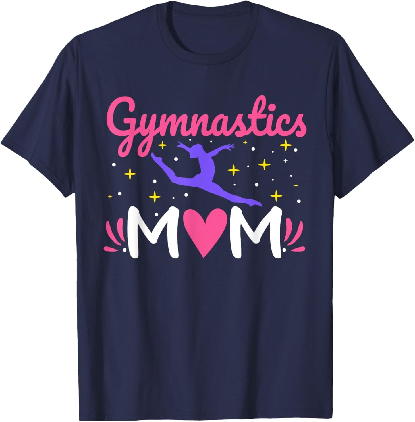 Gymnastics Mom Gymnast Mom Mother T-Shirt - T-Shirt | Navy