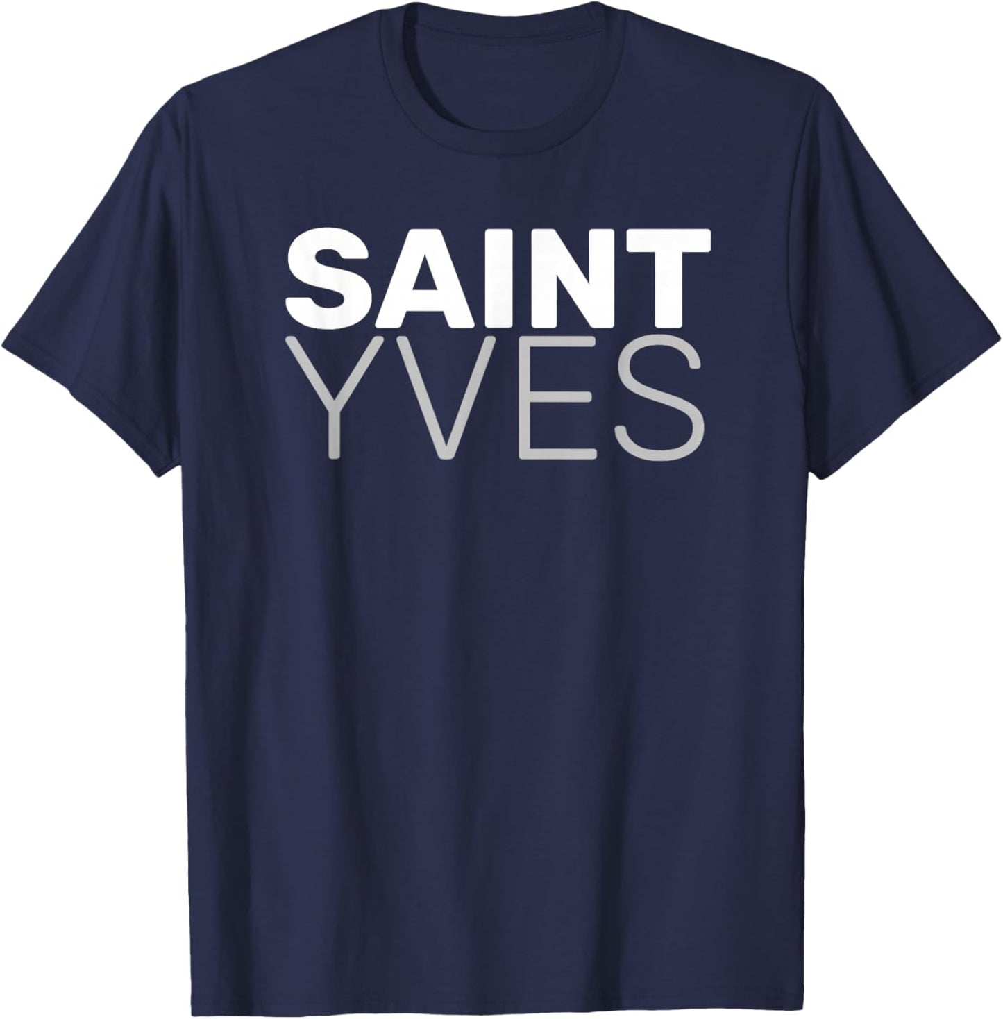 Saint Yves French Surname Elegant Souvenir St Yves T-Shirt - T-Shirt | Navy