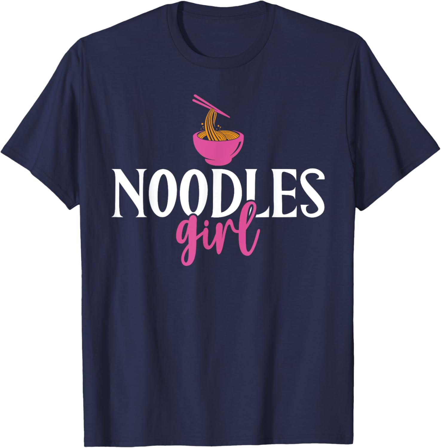 Noodles Girl T-Shirt - T-Shirt | Navy