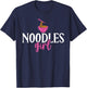 Noodles Girl T-Shirt - T-Shirt | Navy