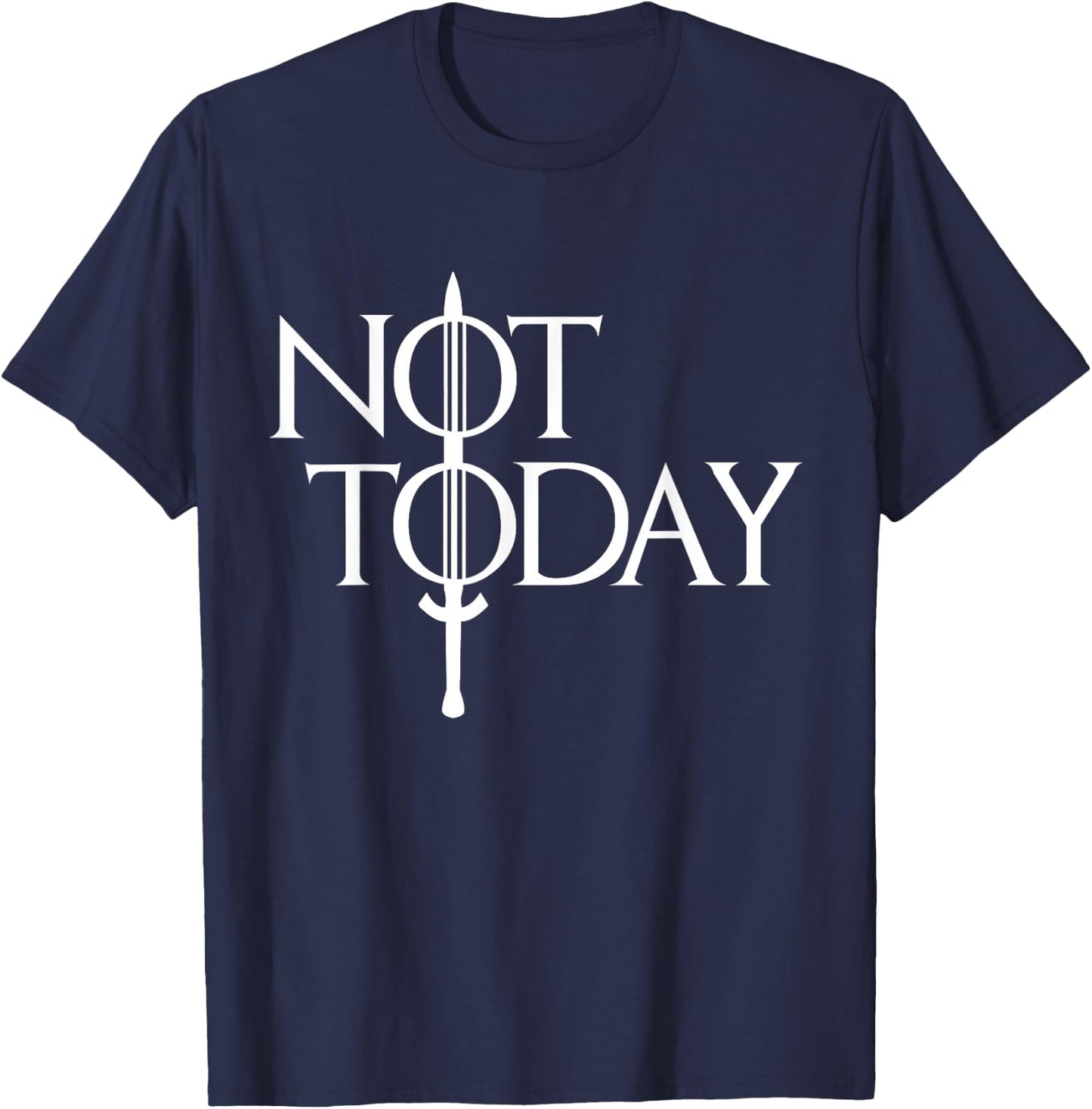 Men Women Not Today Vintage Cosplay Small T-Shirt - T-Shirt | Navy