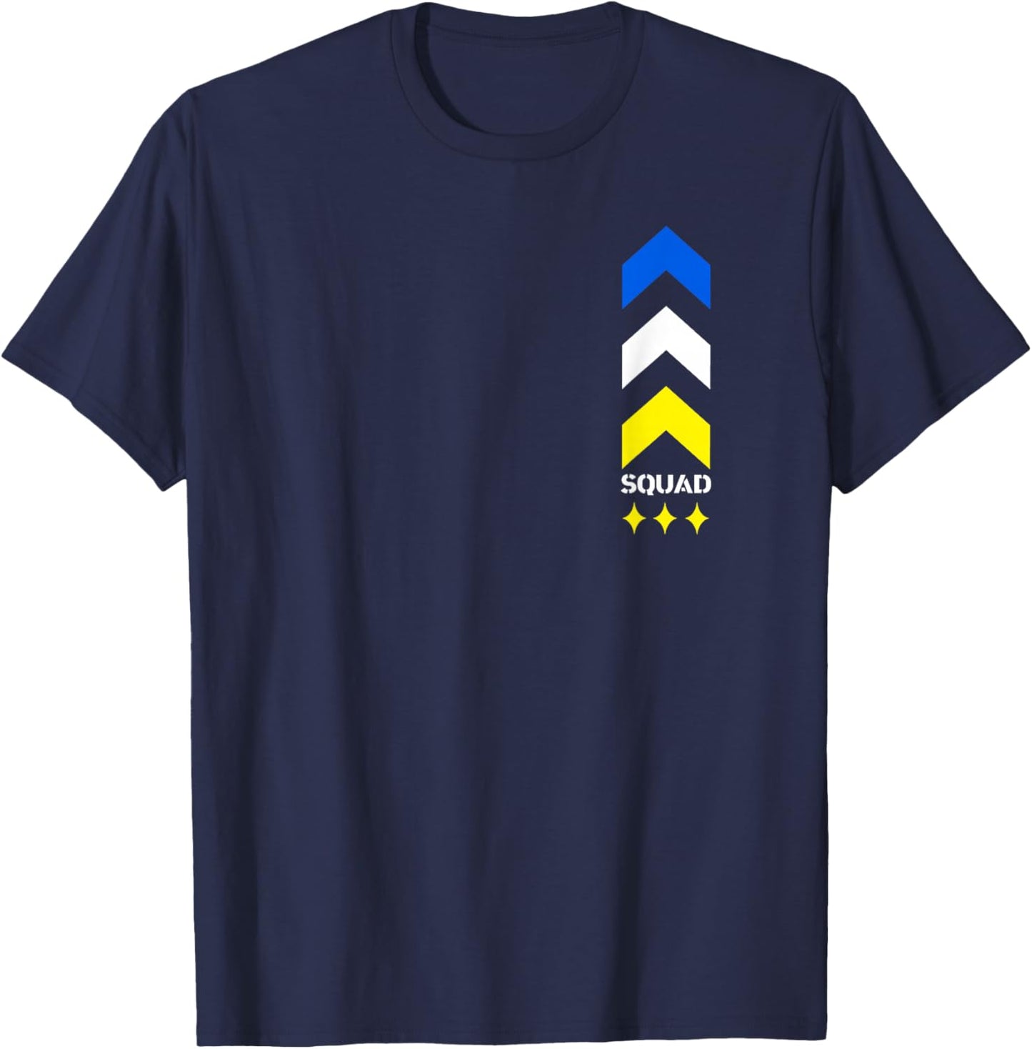 Trisomy 21 Down Syndrome Extra Three Chromosome Arrows Team T-Shirt - T-Shirt | Navy
