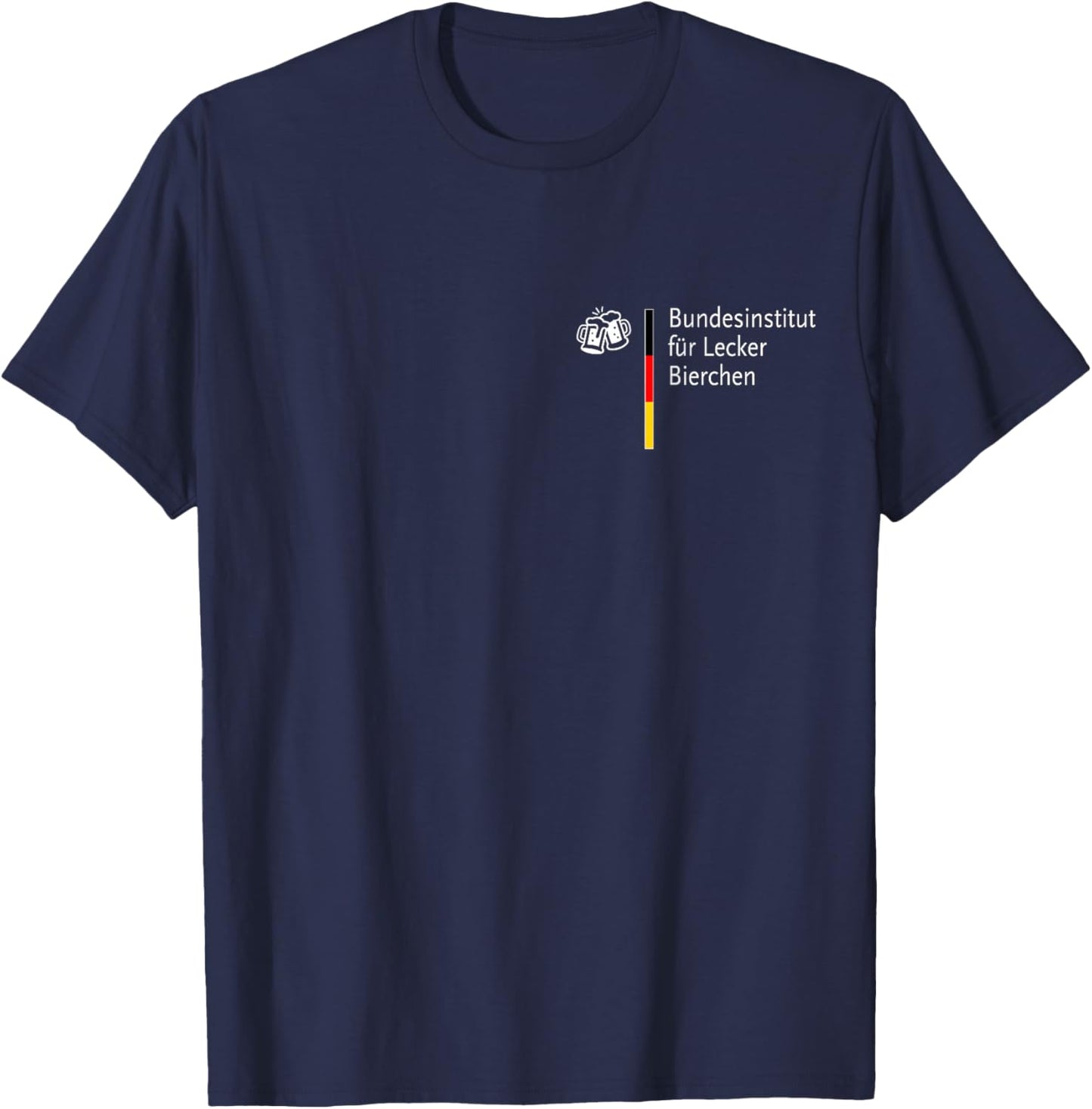 Bundesinstitut für leckerbierchen Beer Bier (Parodie) T-Shirt - T-Shirt | Navy