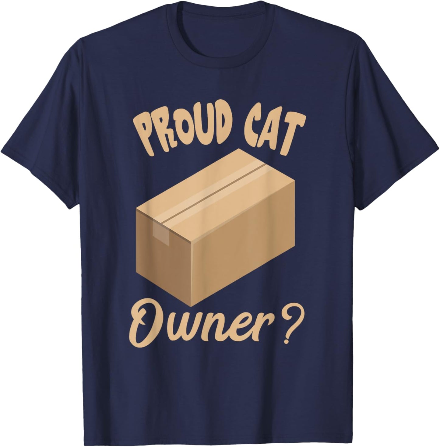 Schrödinger's Cat Proud Cat Owner Funny Physician Physics T-Shirt - T-Shirt | Navy
