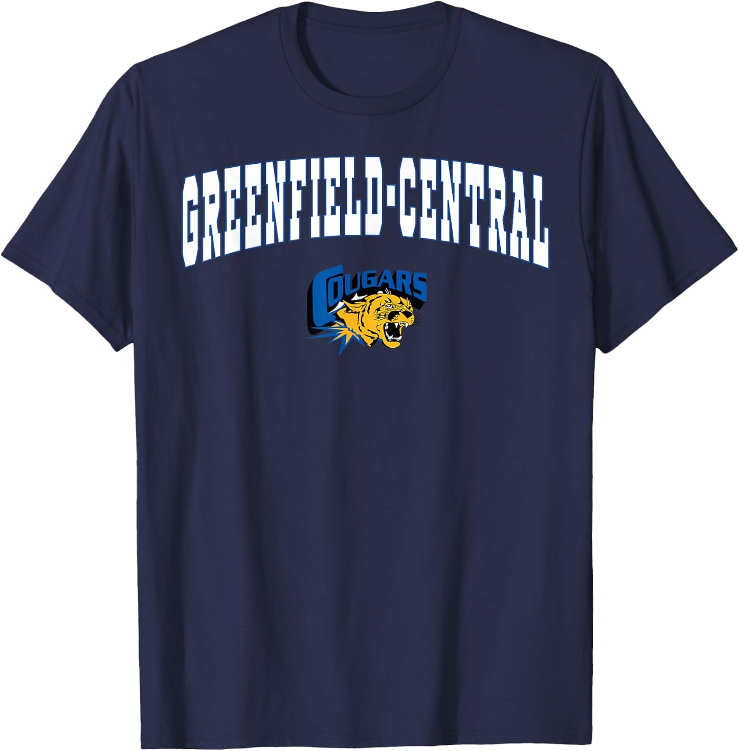 Greenfield-Central High School Cougars C2 T-Shirt - T-Shirt | Navy