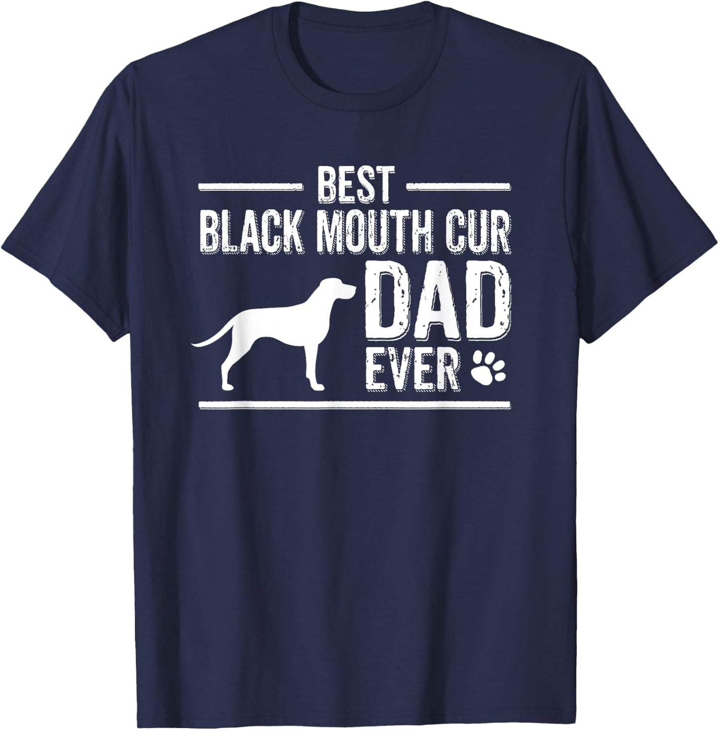 Black Mouth Cur T-Shirt - T-Shirt | Navy