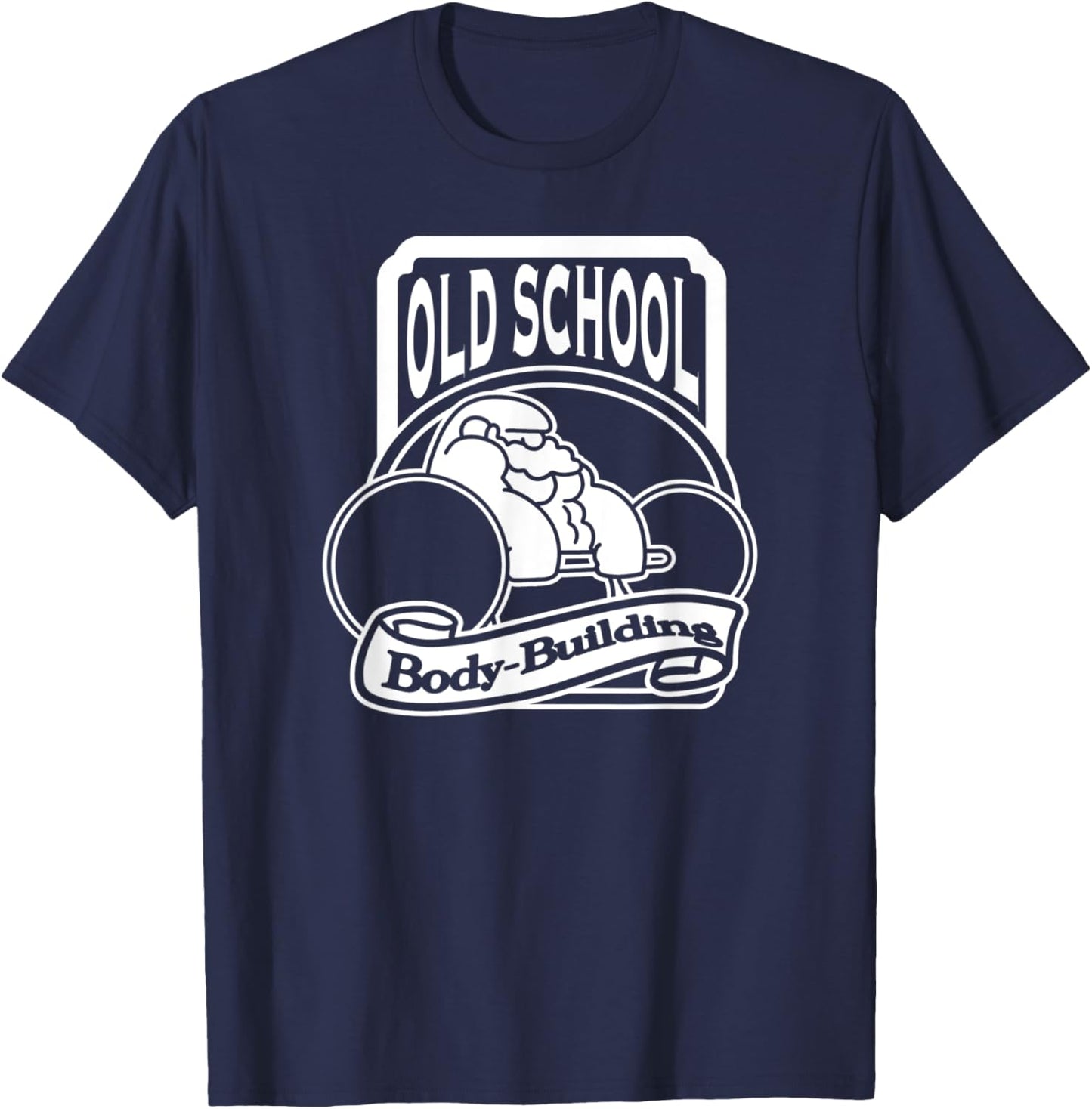 Old School Body-Building Ancient Style T-Shirt - T-Shirt | Navy