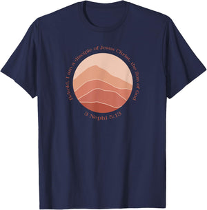 2024 LDS Youth Theme 3 Nephi 5:13 A Disciple of Jesus Chri T-Shirt - T-Shirt | Navy
